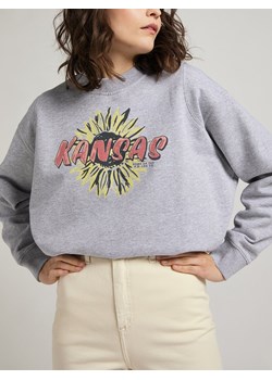 DAMSKA BLUZA LEE CUT & SEW RAGLAN SWS GREY MELE L36UTX37 112107919 ze sklepu YouNeedit.pl w kategorii Bluzy damskie - zdjęcie 180306206