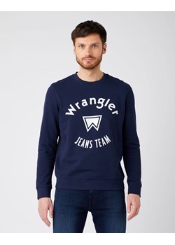 WRANGLER CREW SWEAT MĘSKA BLUZA KLASYCZNA NAVY W6M8HY114 112141491 ze sklepu YouNeedit.pl w kategorii Bluzy męskie - zdjęcie 180308275