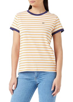 LEE STRIPE TEE RELAXED FIT MĘSKI T-SHIRT KOSZULKA RIDIANT YELLOW L43LAZLG 112109678 ze sklepu YouNeedit.pl w kategorii T-shirty męskie - zdjęcie 180308436