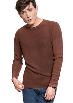 MĘSKI SWETER MUSTANG Emil C Waffle ANDORRA 1008709 3232 ze sklepu YouNeedit.pl w kategorii Swetry męskie - zdjęcie 180308546