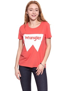 WRANGLER T SHIRT DAMSKI FESTIVAL TEE SPICED CORAL W7016EV6Y 112130891 ze sklepu YouNeedit.pl w kategorii Bluzki damskie - zdjęcie 180309475