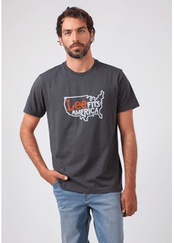 LEE HERITAGE TEE MĘSKI T-SHIRT REGULAR FIT WASHED BLACK L62PFEON 112114779 ze sklepu YouNeedit.pl w kategorii T-shirty męskie - zdjęcie 180309868