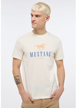 MUSTANG ALEX C PRINT MĘSKI T-SHIRT KOSZULKA NADRUK LOGO PRISTINE 1013808 8001 ze sklepu YouNeedit.pl w kategorii T-shirty męskie - zdjęcie 180310836