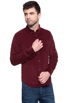 KOSZULA LEE BUTTON DOWN BURGUNDY L880MRMF 112123268 ze sklepu YouNeedit.pl w kategorii Koszule męskie - zdjęcie 180313037