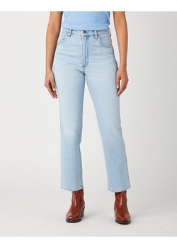WRANGLER damskie spodnie jeansowe WIDE WEST BRIGHT CLOUD 112141309 ze sklepu YouNeedit.pl w kategorii Jeansy damskie - zdjęcie 180313326