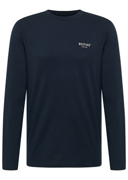 Męski LONGSLEEVE MUSTANG Asheville Dark Sapphire 1016290 4136 ze sklepu YouNeedit.pl w kategorii T-shirty męskie - zdjęcie 180315319