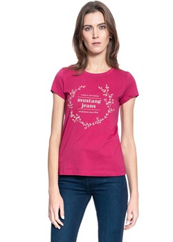 DAMSKI T-SHIRT MUSTANG ALINA C PRINT 1010748 8354 ze sklepu YouNeedit.pl w kategorii Bluzki damskie - zdjęcie 180316917