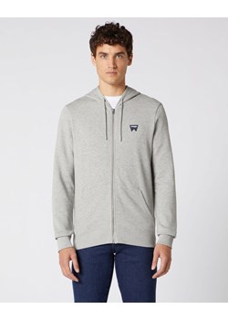 WRANGLER SIGN OFF ZUPTHRU MĘSKA BLUZA MID GREY MELANGE W6B4HAX37 112130688 ze sklepu YouNeedit.pl w kategorii Bluzy męskie - zdjęcie 180321216