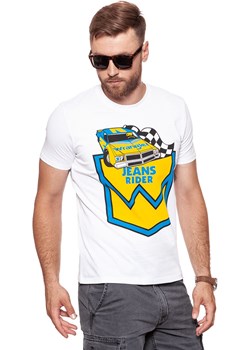 WRANGLER T SHIRT B&Y CREW TEE WHITE W7C41FK12 112131688 ze sklepu YouNeedit.pl w kategorii T-shirty męskie - zdjęcie 180322815