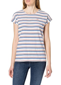 LEE DAMSKA KOSZULKA Z KRÓTKIM RĘKAWEM CAP SLEEVE TEE SUMMER BLUE L41FJXNJ 112108936 ze sklepu YouNeedit.pl w kategorii Bluzki damskie - zdjęcie 180324169