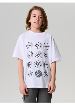 Sinsay - Koszulka - biały ze sklepu Sinsay w kategorii T-shirty chłopięce - zdjęcie 180326655