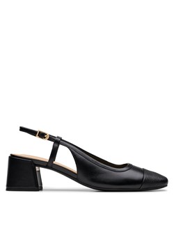 Sandały Clarks Nyta45 Sling 26181320 Czarny ze sklepu eobuwie.pl w kategorii Sandały damskie - zdjęcie 180327045