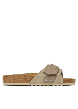 Klapki Birkenstock Oita Braided 1028056 Brązowy ze sklepu eobuwie.pl w kategorii Klapki damskie - zdjęcie 180327159
