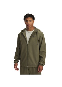 Męska kurtka wiatrówka Under Armour UA Rival Woven - khaki ze sklepu Sportstylestory.com w kategorii Kurtki męskie - zdjęcie 180333856
