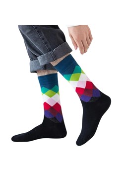 Skarpety unisex na ŚWIĘTA śmieszne WZORY na prezent KOLOROWE ze sklepu butyolivier w kategorii Skarpetki damskie - zdjęcie 180334348