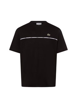Lacoste Koszulka męska Mężczyźni Bawełna czarny jednolity ze sklepu vangraaf w kategorii T-shirty męskie - zdjęcie 180339349