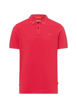 Camel Active Męska koszulka polo Mężczyźni Bawełna koralowy jednolity ze sklepu vangraaf w kategorii T-shirty męskie - zdjęcie 180339365