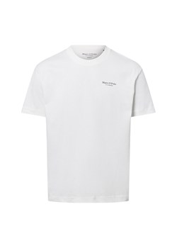 Marc O'Polo Koszulka męska Mężczyźni Bawełna biały jednolity ze sklepu vangraaf w kategorii T-shirty męskie - zdjęcie 180339417