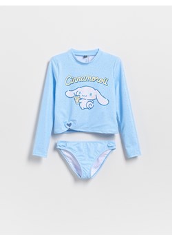 Reserved - Dwuczęściowy strój kąpielowy Cinnamoroll - jasnoniebieski ze sklepu Reserved w kategorii Stroje kąpielowe - zdjęcie 180340247