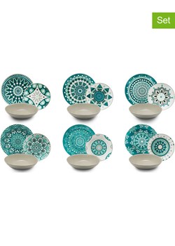 Trendy Kitchen by EXCÉLSA 18-częściowy zestaw talerzy w kolorze zielono-szarym - id: 6914314 - marki Trendy Kitchen By Excélsa - 180344419 Trendy Kitchen by EXCÉLSA 18-częściowy zestaw talerzy w kolorze zielono-szarym ze sklepu Limango Polska w kategorii Naczynia - zdjęcie 180344419