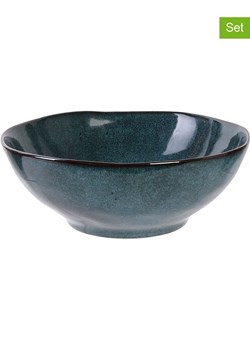 THE HOME DECO FACTORY Miski (6 szt.) w kolorze niebieskim - Ø 19,5 cm ze sklepu Limango Polska w kategorii Naczynia - zdjęcie 180344427
