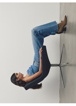 Reserved - Jeansy z szerokimi nogawkami - niebieski ze sklepu Reserved w kategorii Jeansy damskie - zdjęcie 180344957