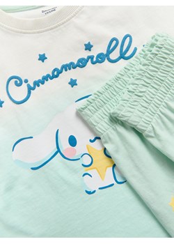 Reserved - Dwuczęściowa piżama Cinnamoroll - jasnozielony ze sklepu Reserved w kategorii Piżamy dziecięce - zdjęcie 180344979
