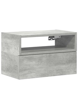 Szafka nocna minimalistyczna szary beton G0-Z30 ze sklepu Edinos.pl w kategorii Stoliki i szafki nocne - zdjęcie 180345199