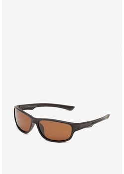 Brązowe Sportowe Okulary Przeciwsłoneczne z Filtrem UV Talavella ze sklepu born2be.pl w kategorii Okulary przeciwsłoneczne męskie - zdjęcie 180350919