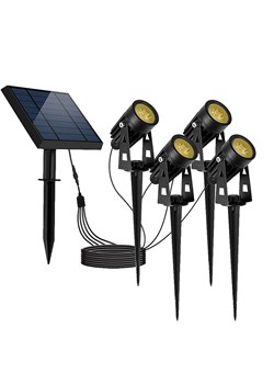 lumisky Solarna lampa najazdowa &quot;Mini Roundy&quot; w kolorze czarnym - 14,3 x 28,2 x 8,7 cm ze sklepu Limango Polska w kategorii Oświetlenie ogrodowe - zdjęcie 180352176