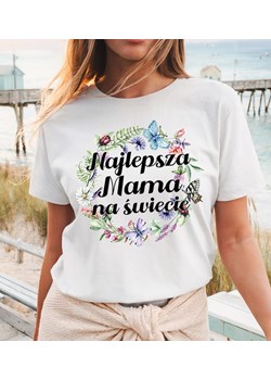 Koszulka dla mamy - Najlepsza mama na świecie ze sklepu Time For Fashion w kategorii Bluzki damskie - zdjęcie 180355997