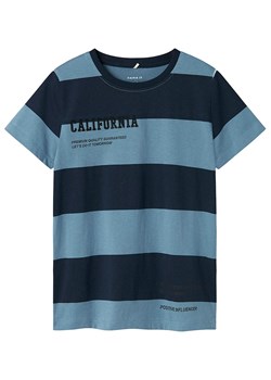 name it Koszulka w kolorze granatowo-niebieskim ze sklepu Limango Polska w kategorii T-shirty chłopięce - zdjęcie 180359355