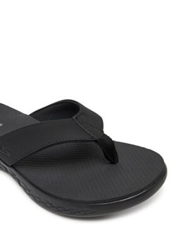 Skechers Japonki On-The-Go 600-Vacay 140702/BBK Czarny ze sklepu MODIVO w kategorii Klapki damskie - zdjęcie 180359876