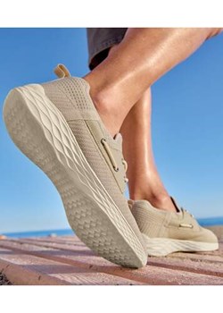 Beżowe trampki skarpetkowe ze sklepu Atlas For Men w kategorii Buty sportowe męskie - zdjęcie 180361686