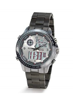 Analogowo-cyfrowy zegarek z chronometrem + 2 wymienne paski ze sklepu Atlas For Men w kategorii Zegarki - zdjęcie 180361728