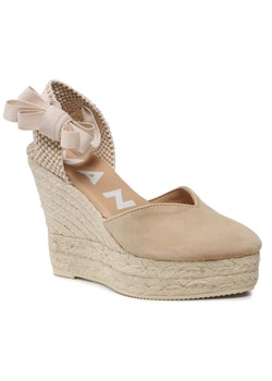Espadryle Manebi Heart-Shaped Wedge Espadrilles M 1.1 WH Beżowy ze sklepu eobuwie.pl w kategorii Espadryle damskie - zdjęcie 180362978