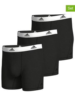 adidas Bokserki (3 pary) w kolorze czarnym ze sklepu Limango Polska w kategorii Majtki męskie - zdjęcie 180373596