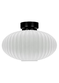 Sufitowa lampa ryflowana biała M9-P57 ze sklepu Edinos.pl w kategorii Lampy sufitowe - zdjęcie 180375296