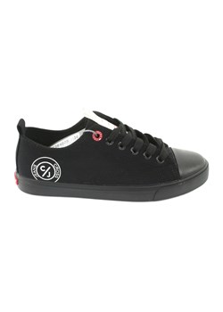 Trampki wiązane damskie Cross Jeans FF2R4020 czarne ze sklepu ButyModne.pl w kategorii Trampki damskie - zdjęcie 180375896