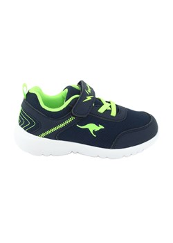 Dziecięce buty sportowe KangaRooS 02050 granatowe/zielone niebieskie ze sklepu ButyModne.pl w kategorii Buty sportowe dziecięce - zdjęcie 180375897