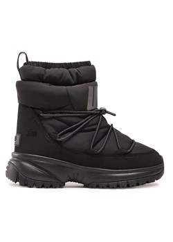 UGG Skórzane botki zimowe &quot;Yose Puffer&quot; w kolorze czarnym ze sklepu Limango Polska w kategorii Śniegowce damskie - zdjęcie 180376799
