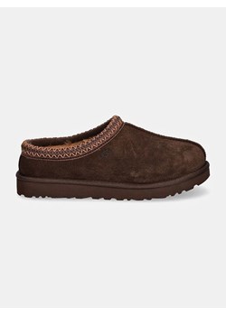 UGG Skórzane kapcie &quot;Tasman&quot; w kolorze brązowym ze sklepu Limango Polska w kategorii Kapcie damskie - zdjęcie 180378337
