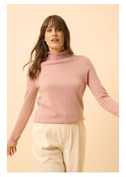 Just Cashmere Kaszmirowy sweter &quot;Trila&quot; w kolorze jasnoróżowym ze sklepu Limango Polska w kategorii Swetry damskie - zdjęcie 180382807