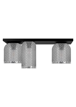 Lampa ze szklanymi grafitowymi kloszami S4-F58 ze sklepu Edinos.pl w kategorii Lampy sufitowe - zdjęcie 180383145