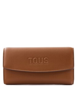 TOUS Duży Portfel Damski Pocket Tous Bloom 2002206343 Brązowy ze sklepu MODIVO w kategorii Portfele damskie - zdjęcie 180383976