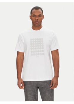 BOSS T-Shirt Tee Print Striped C 50537845 Biały Relaxed Fit ze sklepu MODIVO w kategorii T-shirty męskie - zdjęcie 180384196
