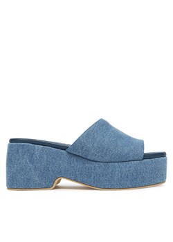 Klapki Pollini SA28248I0MTQ0707 Niebieski ze sklepu eobuwie.pl w kategorii Klapki damskie - zdjęcie 180384866
