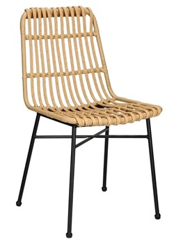 Stylowe krzesło rattanowe N2-F61 ze sklepu Edinos.pl w kategorii Krzesła ogrodowe - zdjęcie 180386558