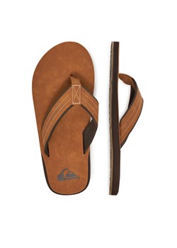Japonki Quiksilver 808416 Brązowy ze sklepu eobuwie.pl w kategorii Klapki męskie - zdjęcie 180386569