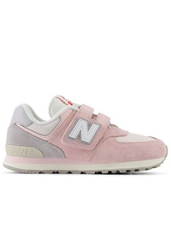 Buty New Balance PV574BKM - różowe ze sklepu streetstyle24.pl w kategorii Buty sportowe dziecięce - zdjęcie 180387819